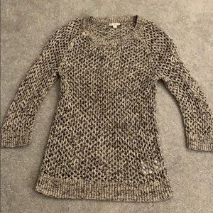 Gap open knit 3/4 length sleeve sweater